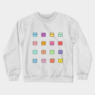 emotional squares Crewneck Sweatshirt